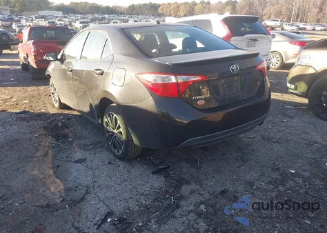 2014 Toyota Corolla S Plus from USA, damaged, VIN 2T1BURHE7EC068813